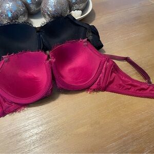 Victoria’s Secret underwire lightly padded lace bras
